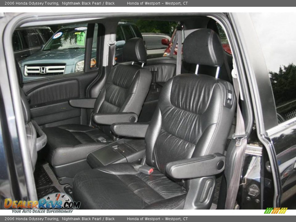 2006 Honda Odyssey Touring Nighthawk Black Pearl / Black Photo #12