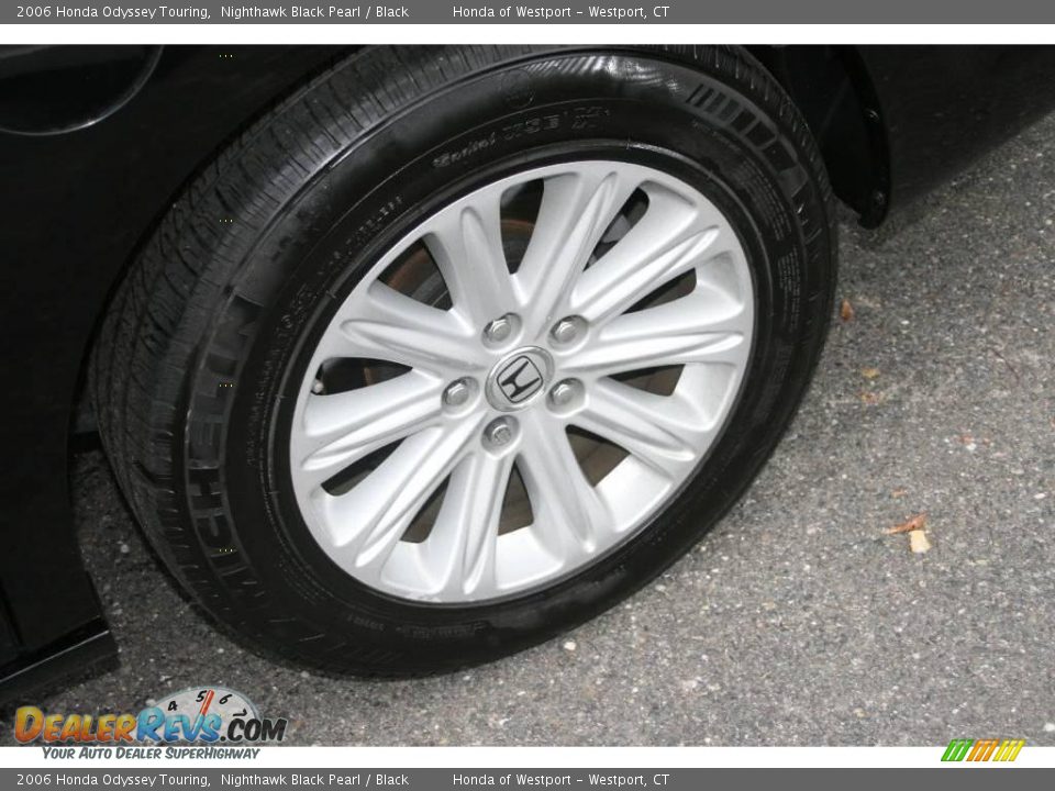 2006 Honda Odyssey Touring Nighthawk Black Pearl / Black Photo #16