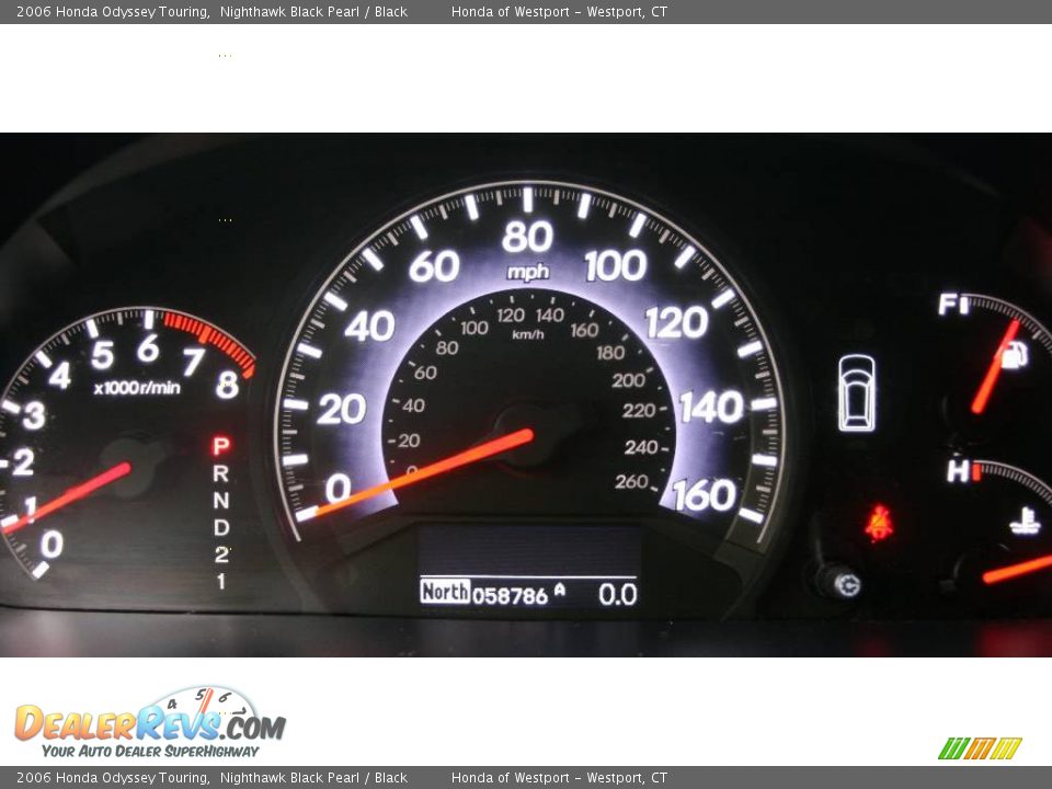 2006 Honda Odyssey Touring Nighthawk Black Pearl / Black Photo #22