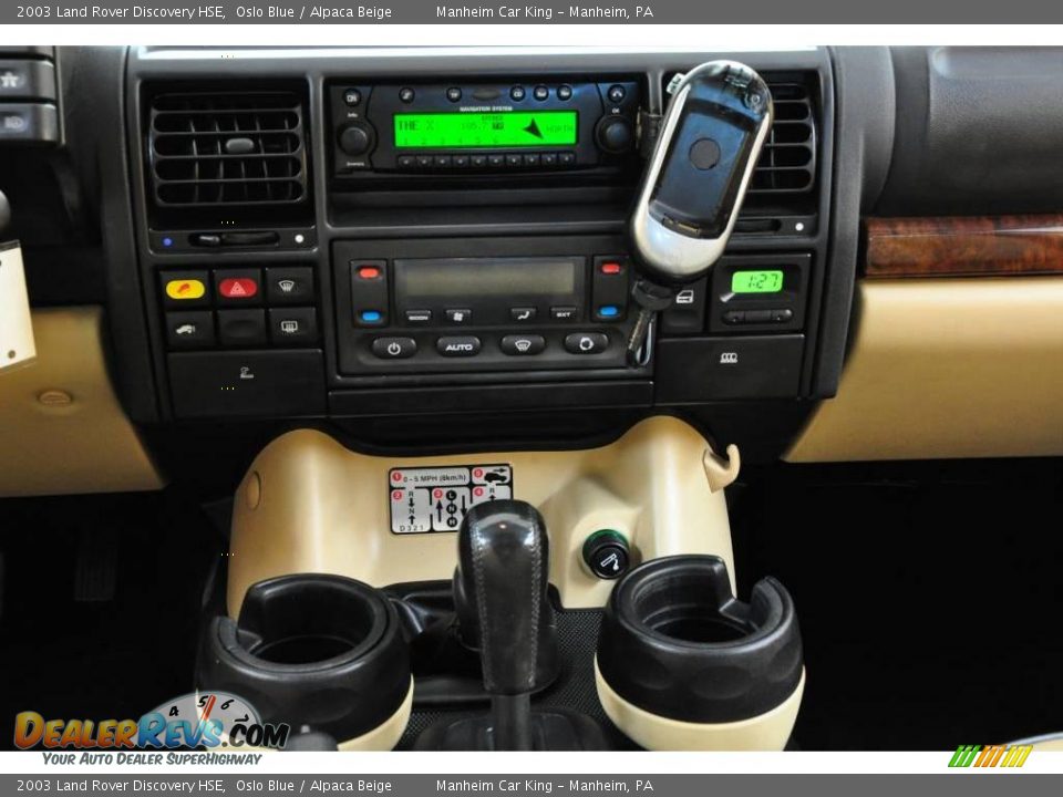 2003 Land Rover Discovery HSE Oslo Blue / Alpaca Beige Photo #12