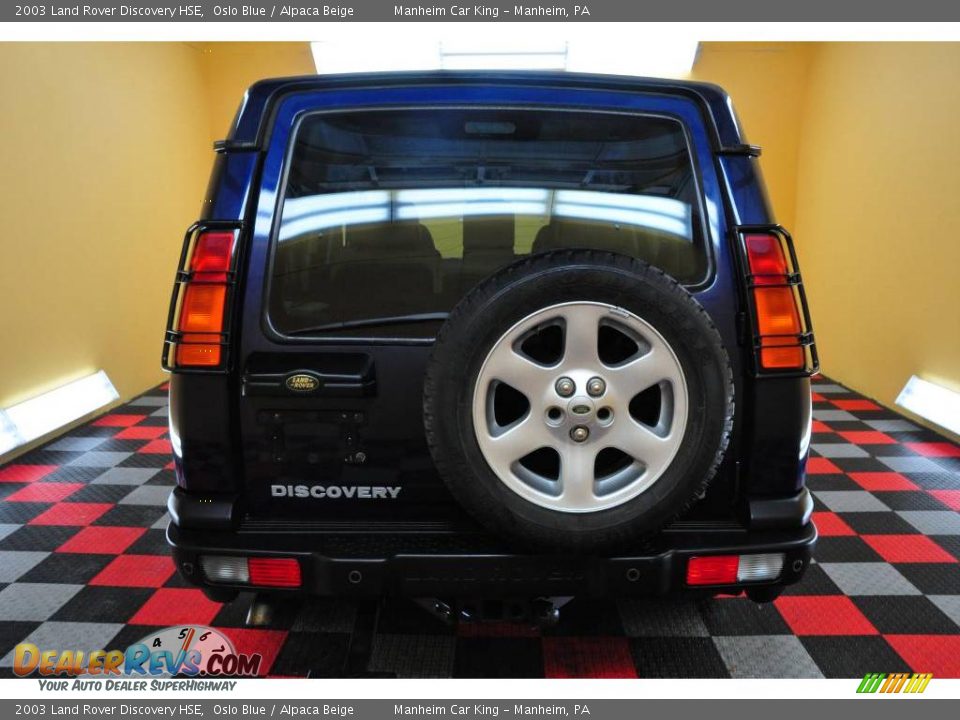 2003 Land Rover Discovery HSE Oslo Blue / Alpaca Beige Photo #23