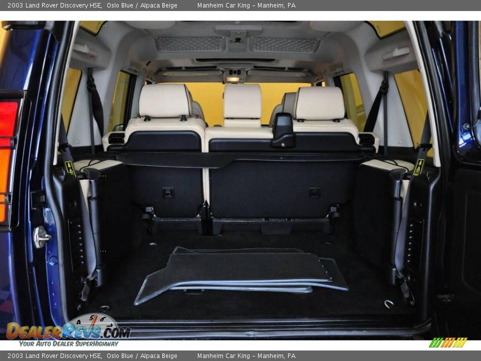 2003 Land Rover Discovery HSE Oslo Blue / Alpaca Beige Photo #30
