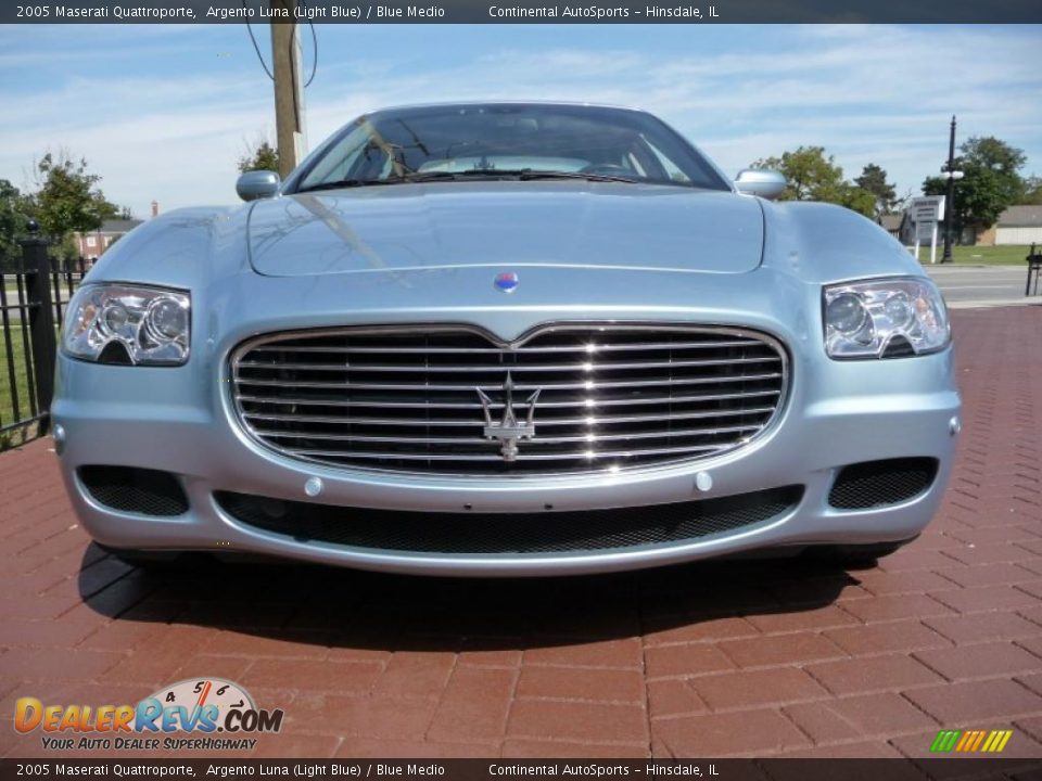 2005 Maserati Quattroporte Argento Luna (Light Blue) / Blue Medio Photo #7