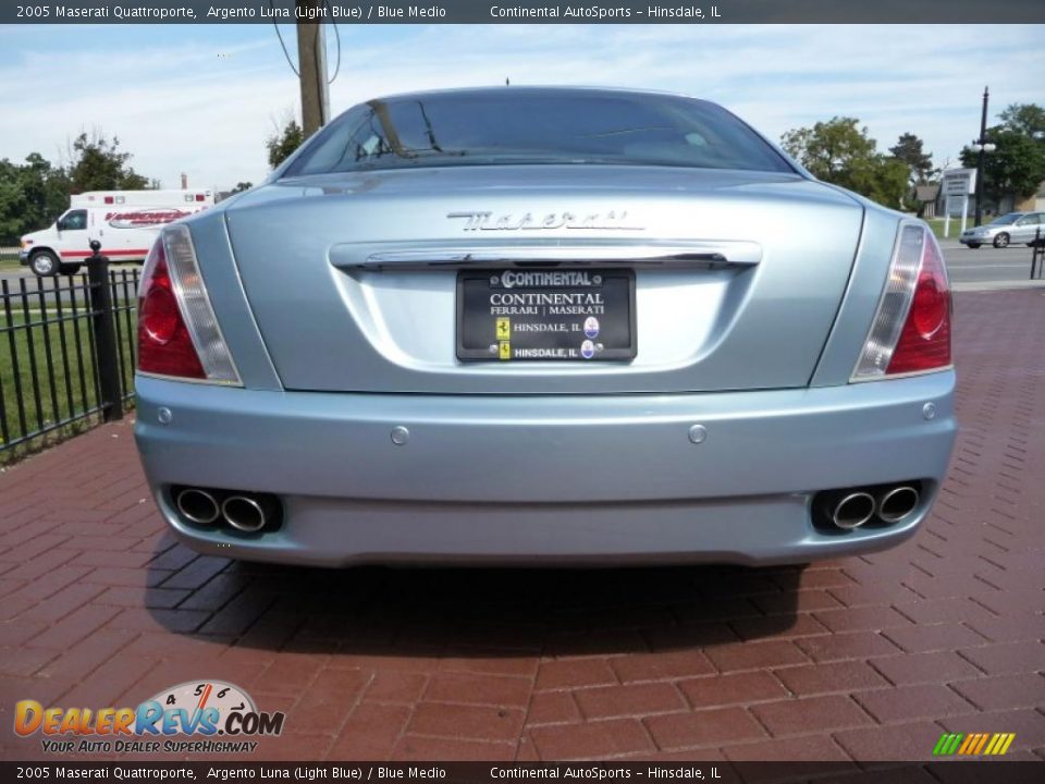 2005 Maserati Quattroporte Argento Luna (Light Blue) / Blue Medio Photo #9