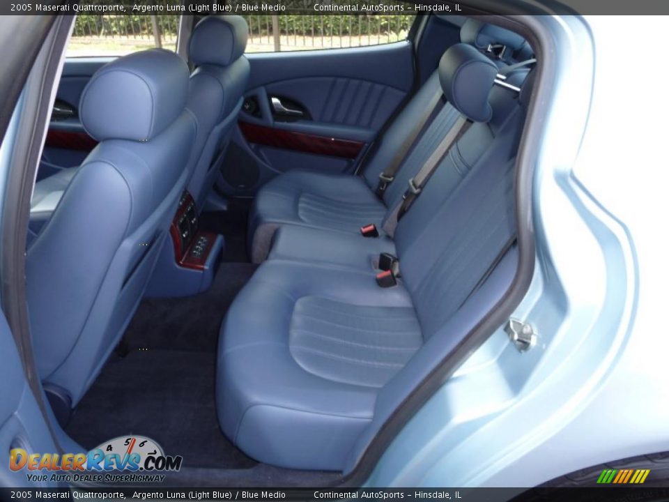 2005 Maserati Quattroporte Argento Luna (Light Blue) / Blue Medio Photo #20