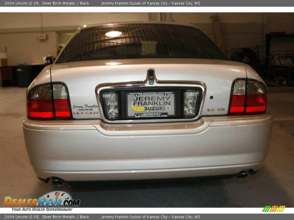 2004 Lincoln LS V8 Silver Birch Metallic / Black Photo #4
