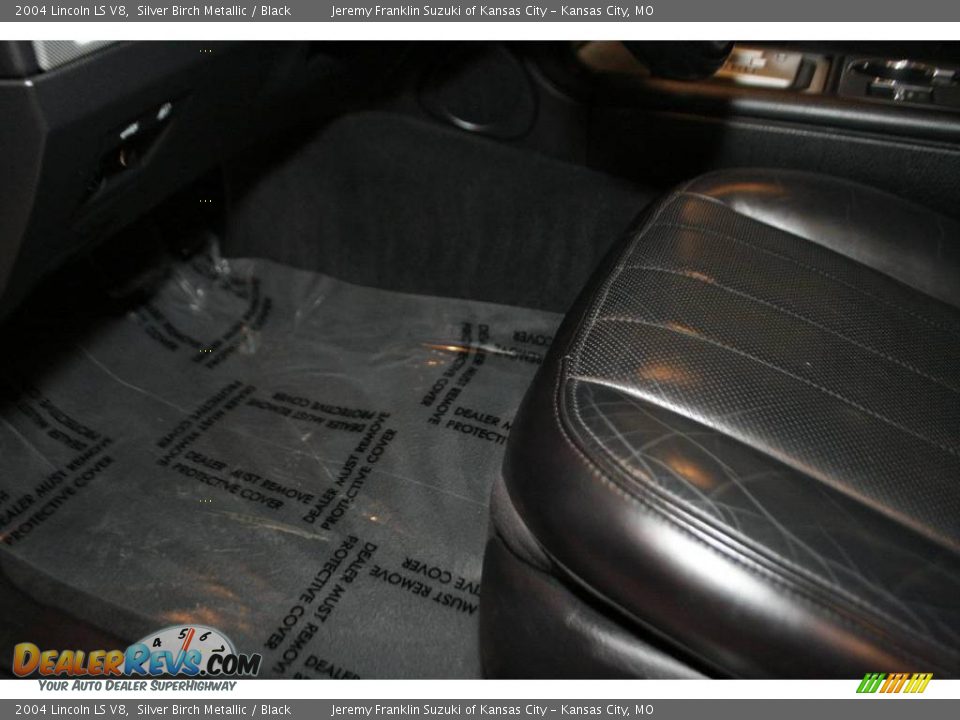 2004 Lincoln LS V8 Silver Birch Metallic / Black Photo #8