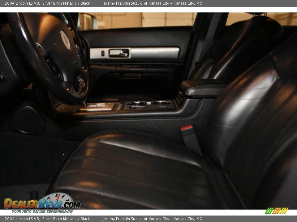 2004 Lincoln LS V8 Silver Birch Metallic / Black Photo #9