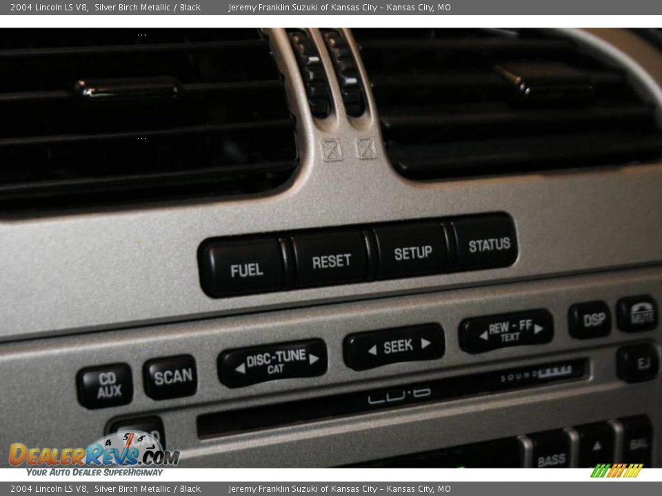 2004 Lincoln LS V8 Silver Birch Metallic / Black Photo #10