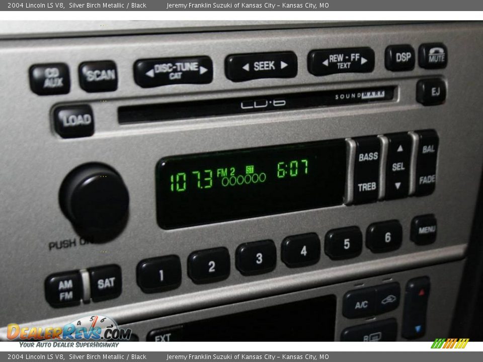 2004 Lincoln LS V8 Silver Birch Metallic / Black Photo #11