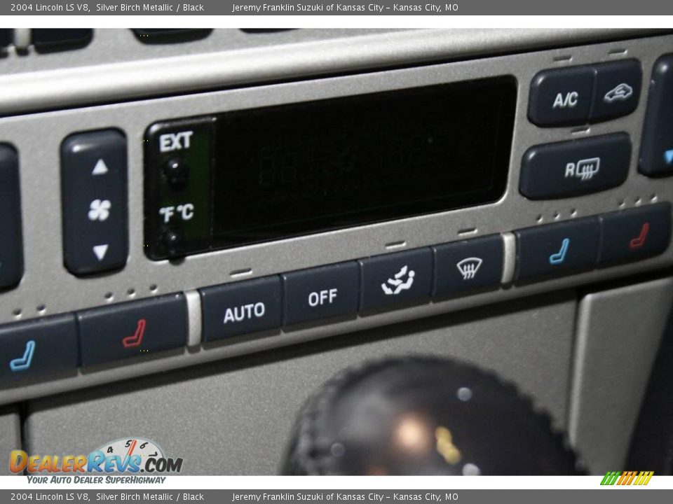 2004 Lincoln LS V8 Silver Birch Metallic / Black Photo #12
