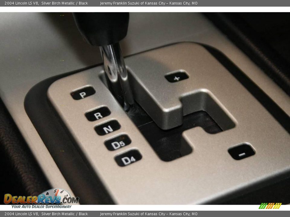 2004 Lincoln LS V8 Silver Birch Metallic / Black Photo #13