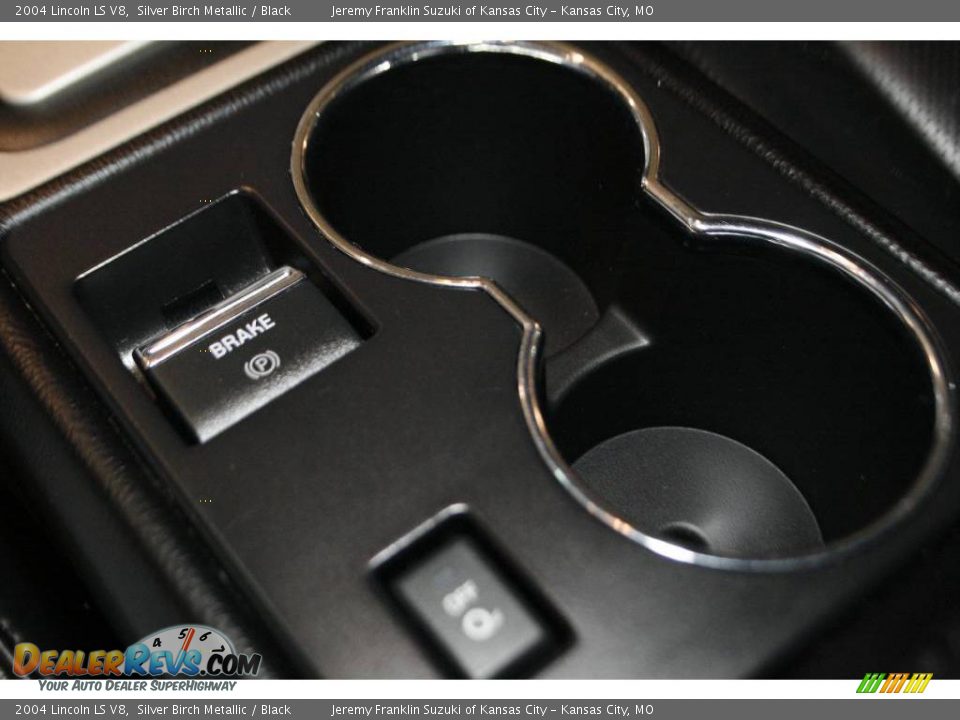 2004 Lincoln LS V8 Silver Birch Metallic / Black Photo #14