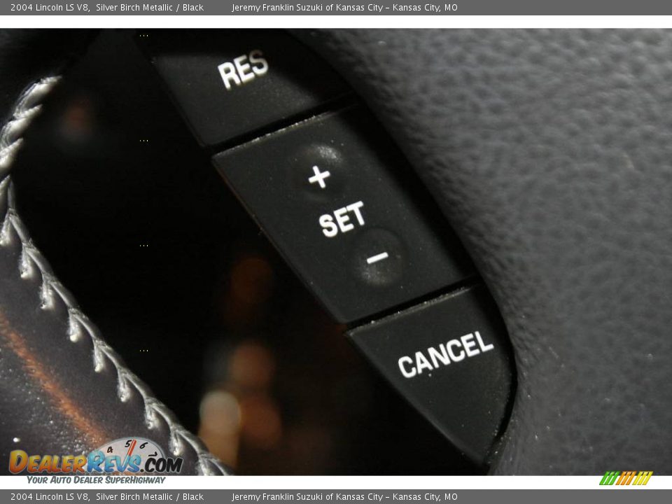 2004 Lincoln LS V8 Silver Birch Metallic / Black Photo #17