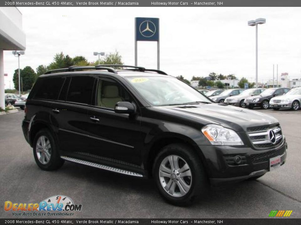 2008 Mercedes-Benz GL 450 4Matic Verde Brook Metallic / Macadamia Photo #3