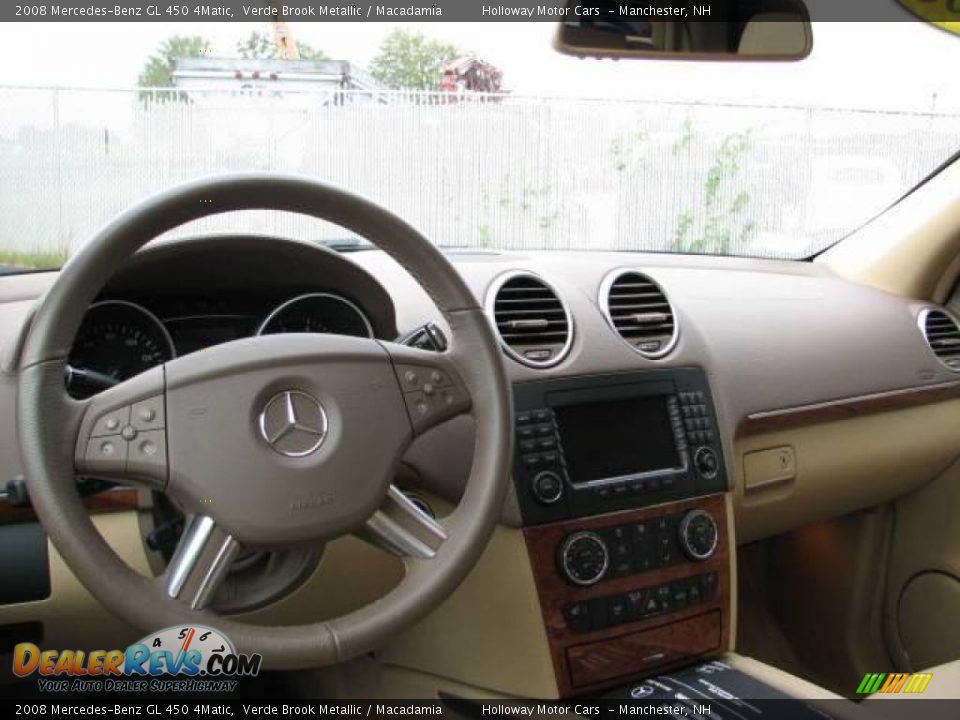 2008 Mercedes-Benz GL 450 4Matic Verde Brook Metallic / Macadamia Photo #9
