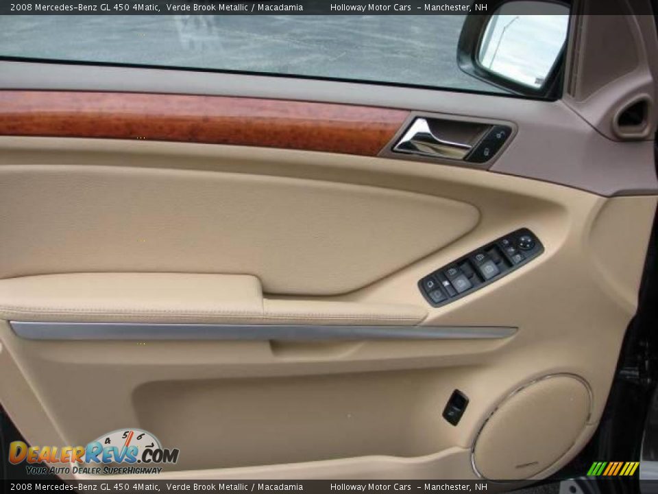 2008 Mercedes-Benz GL 450 4Matic Verde Brook Metallic / Macadamia Photo #10