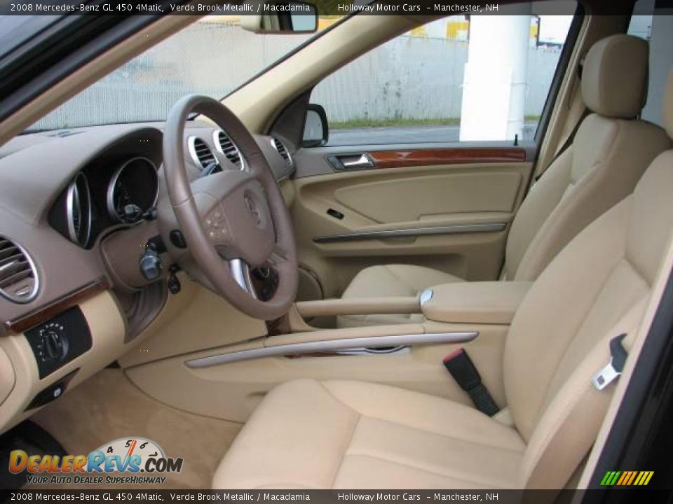 2008 Mercedes-Benz GL 450 4Matic Verde Brook Metallic / Macadamia Photo #11