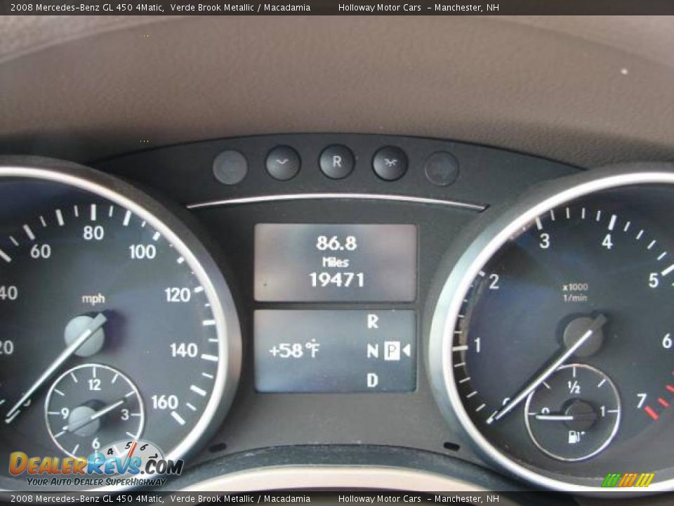 2008 Mercedes-Benz GL 450 4Matic Verde Brook Metallic / Macadamia Photo #12