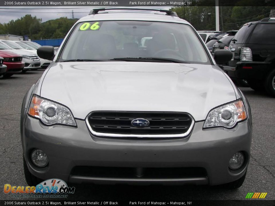 2006 Subaru Outback 2.5i Wagon Brilliant Silver Metallic / Off Black Photo #19