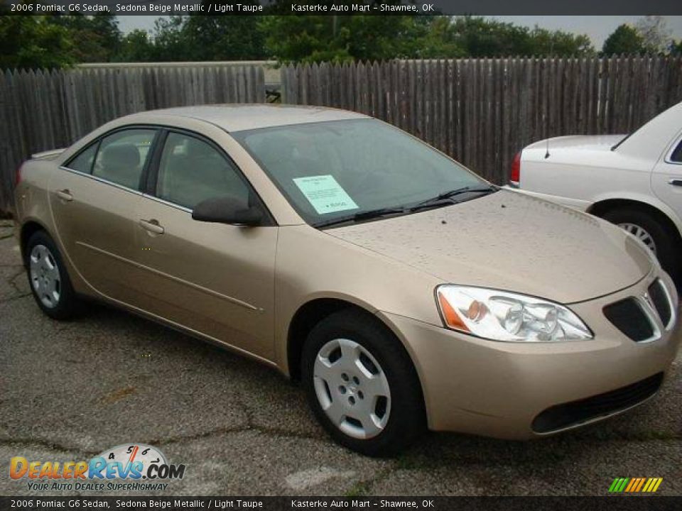 2006 Pontiac G6 Sedan Sedona Beige Metallic / Light Taupe Photo #1