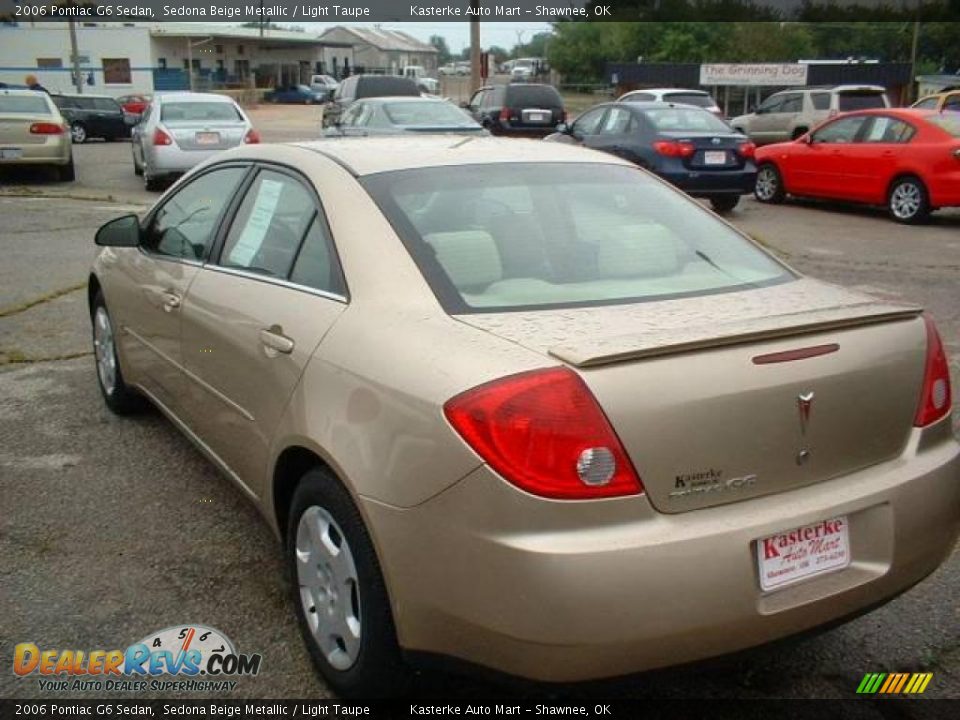 2006 Pontiac G6 Sedan Sedona Beige Metallic / Light Taupe Photo #3
