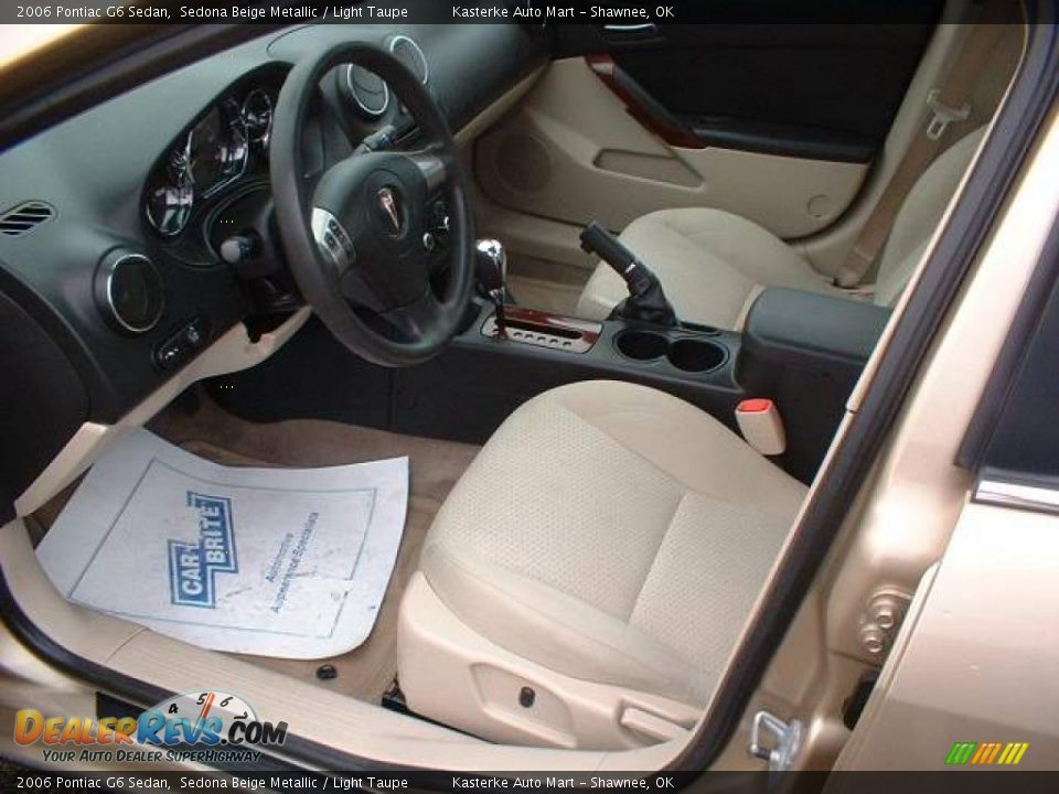 2006 Pontiac G6 Sedan Sedona Beige Metallic / Light Taupe Photo #5