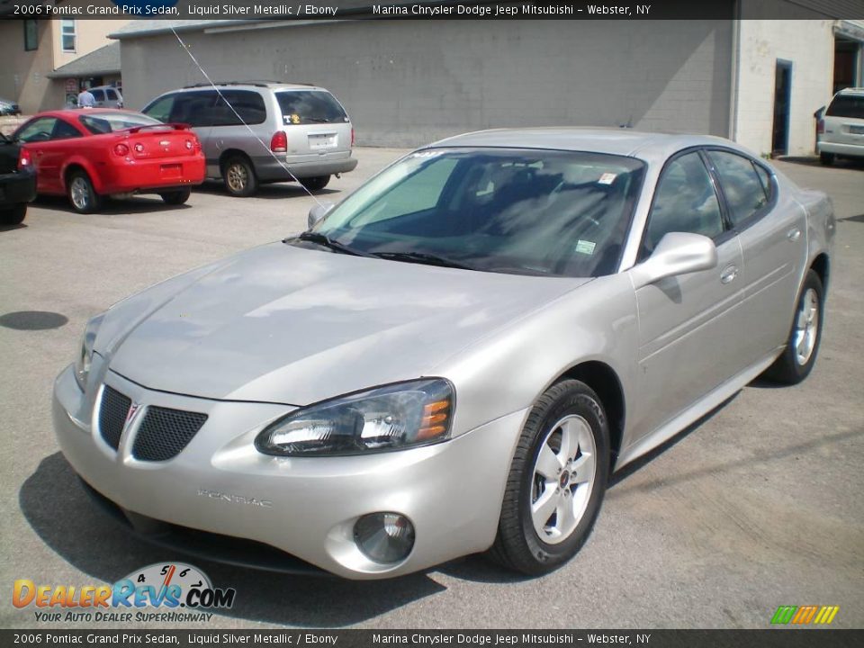 2006 Pontiac Grand Prix Sedan Liquid Silver Metallic / Ebony Photo #1