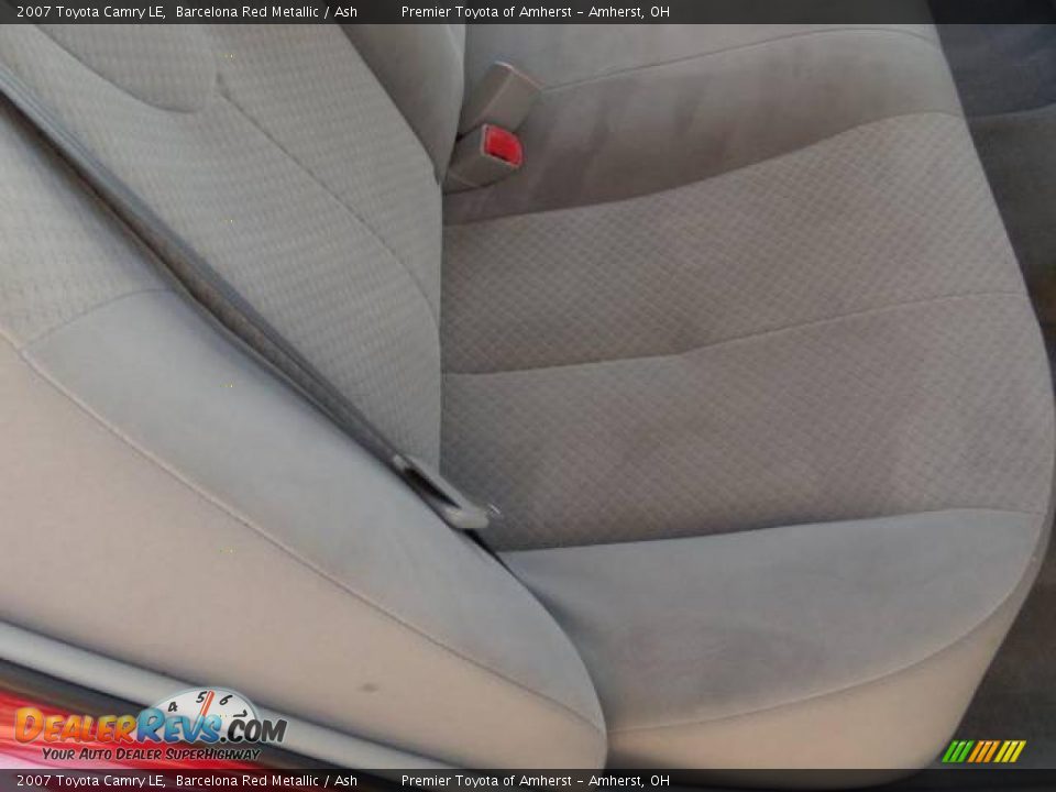 2007 Toyota Camry LE Barcelona Red Metallic / Ash Photo #11