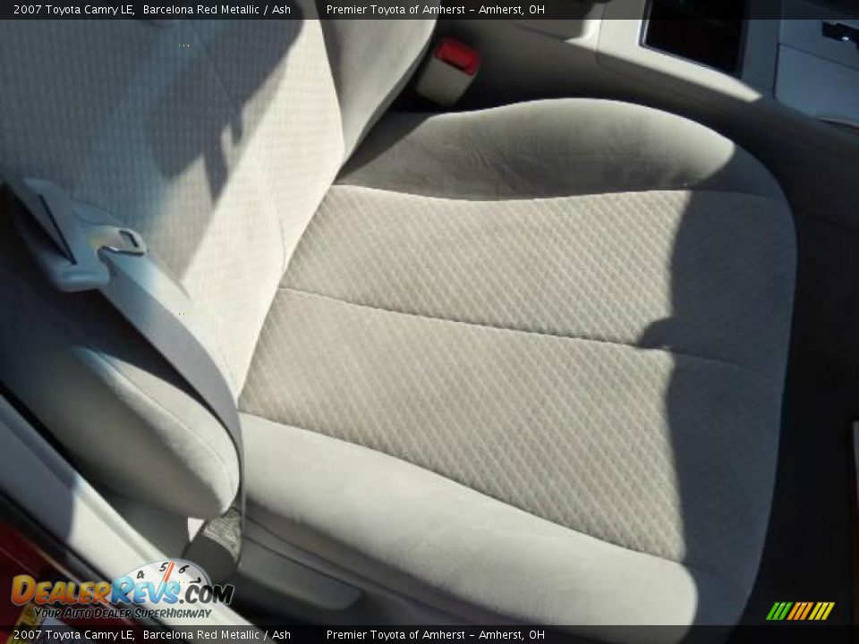 2007 Toyota Camry LE Barcelona Red Metallic / Ash Photo #12