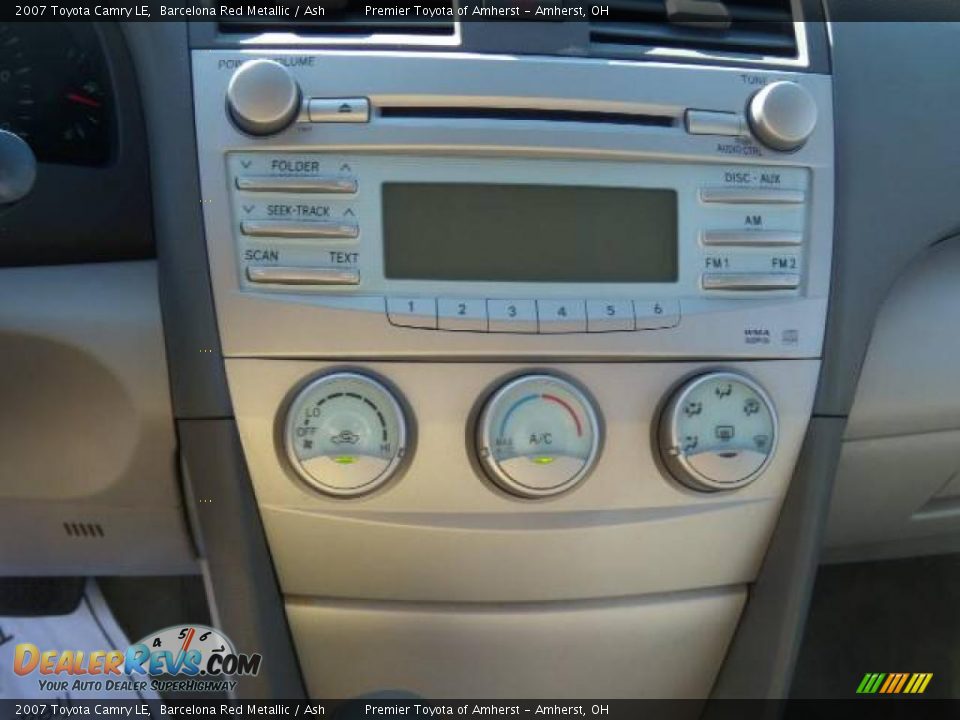 2007 Toyota Camry LE Barcelona Red Metallic / Ash Photo #15