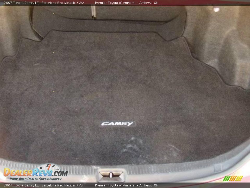 2007 Toyota Camry LE Barcelona Red Metallic / Ash Photo #16