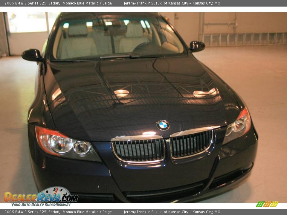 2006 BMW 3 Series 325i Sedan Monaco Blue Metallic / Beige Photo #2