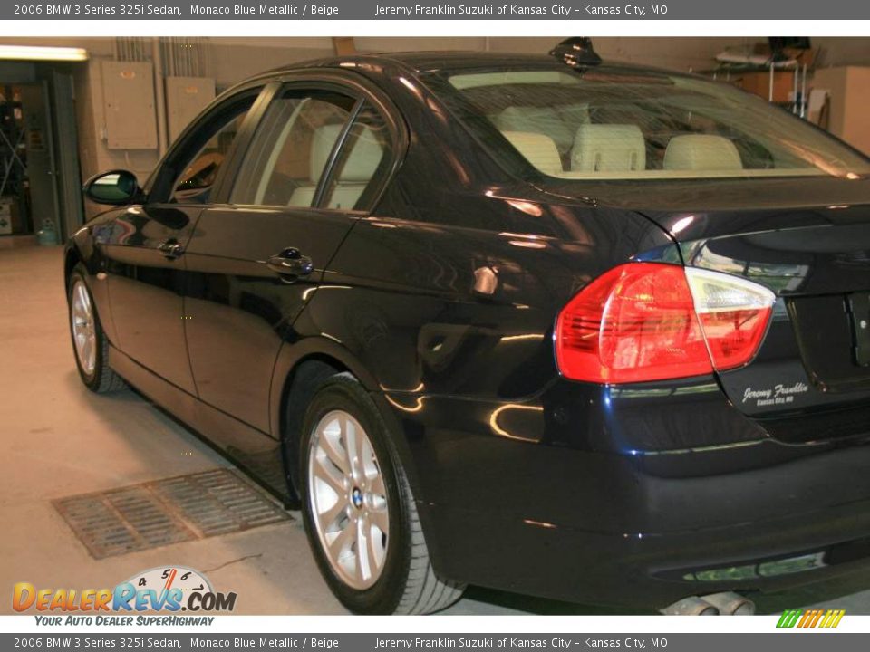 2006 BMW 3 Series 325i Sedan Monaco Blue Metallic / Beige Photo #4
