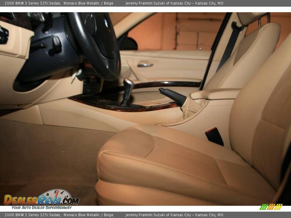 2006 BMW 3 Series 325i Sedan Monaco Blue Metallic / Beige Photo #10