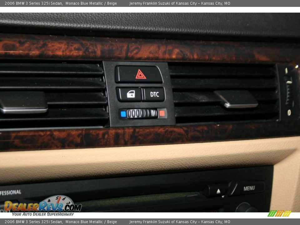 2006 BMW 3 Series 325i Sedan Monaco Blue Metallic / Beige Photo #12