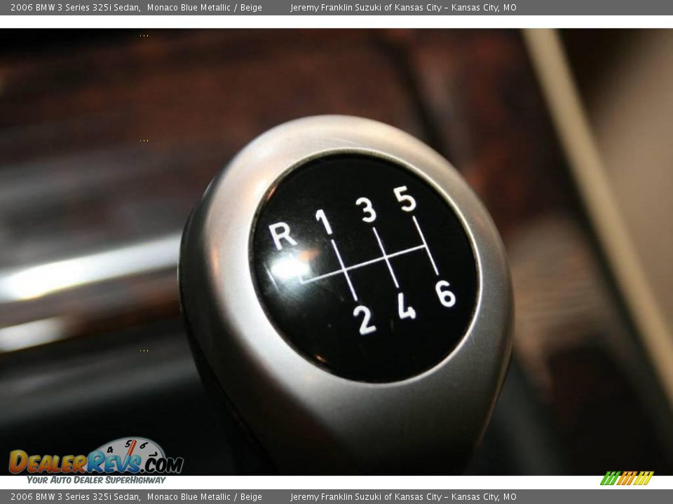 2006 BMW 3 Series 325i Sedan Monaco Blue Metallic / Beige Photo #14