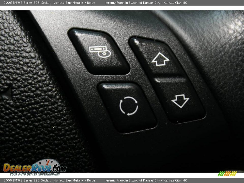 2006 BMW 3 Series 325i Sedan Monaco Blue Metallic / Beige Photo #15