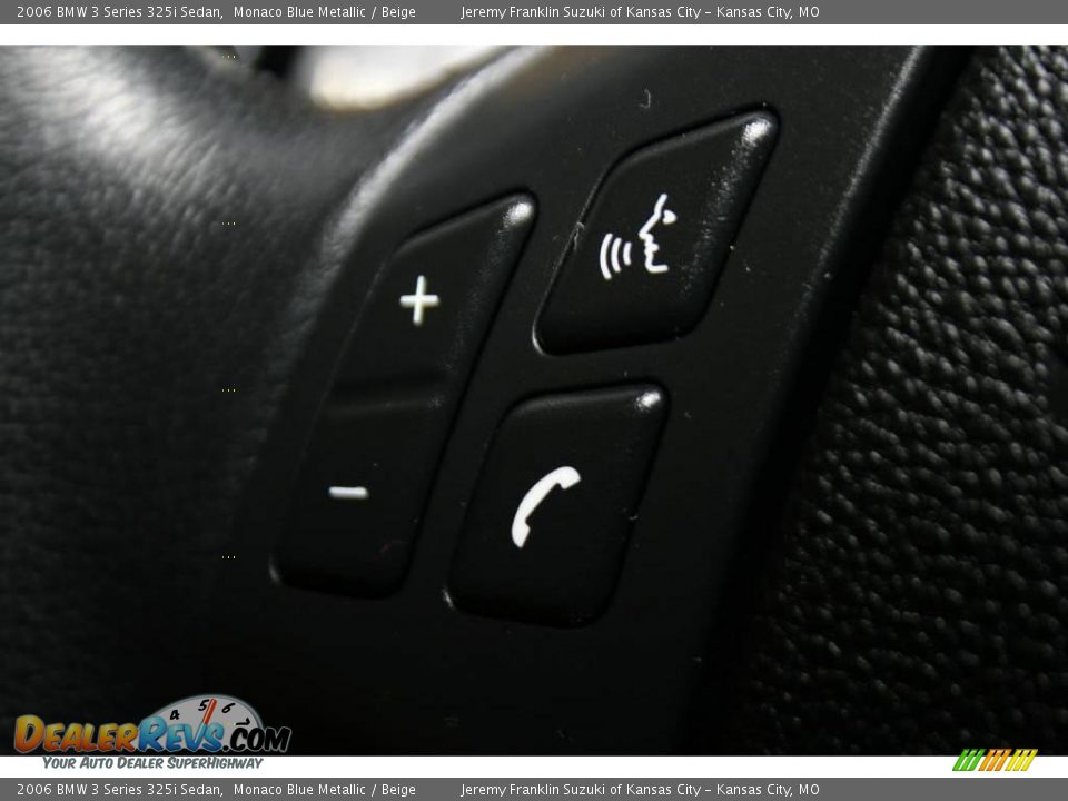 2006 BMW 3 Series 325i Sedan Monaco Blue Metallic / Beige Photo #16
