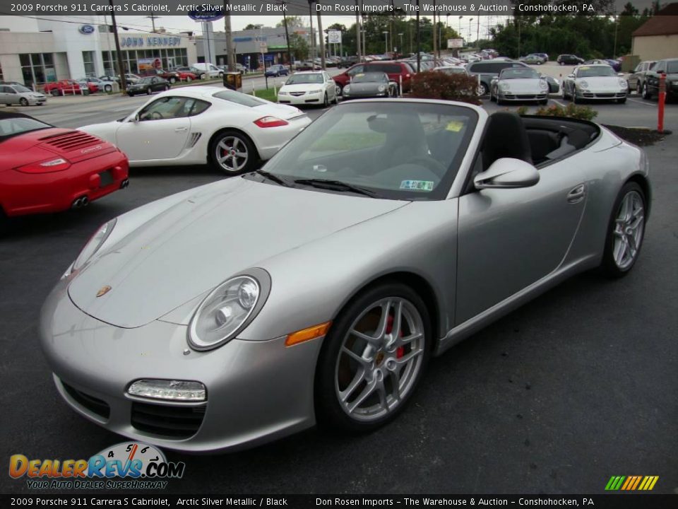 2009 Porsche 911 Carrera S Cabriolet Arctic Silver Metallic / Black Photo #1