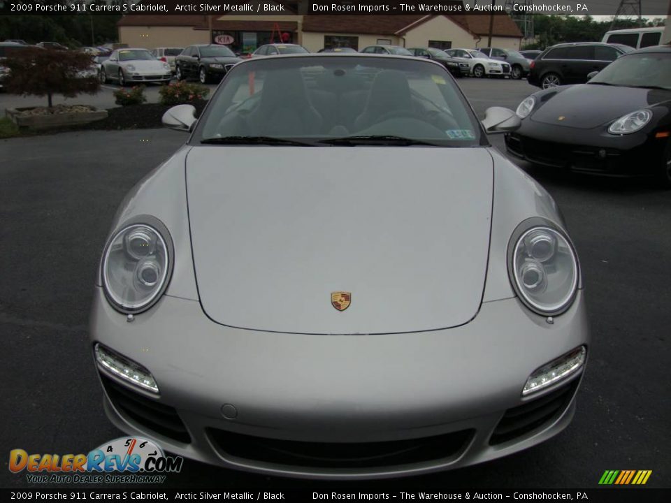 2009 Porsche 911 Carrera S Cabriolet Arctic Silver Metallic / Black Photo #3