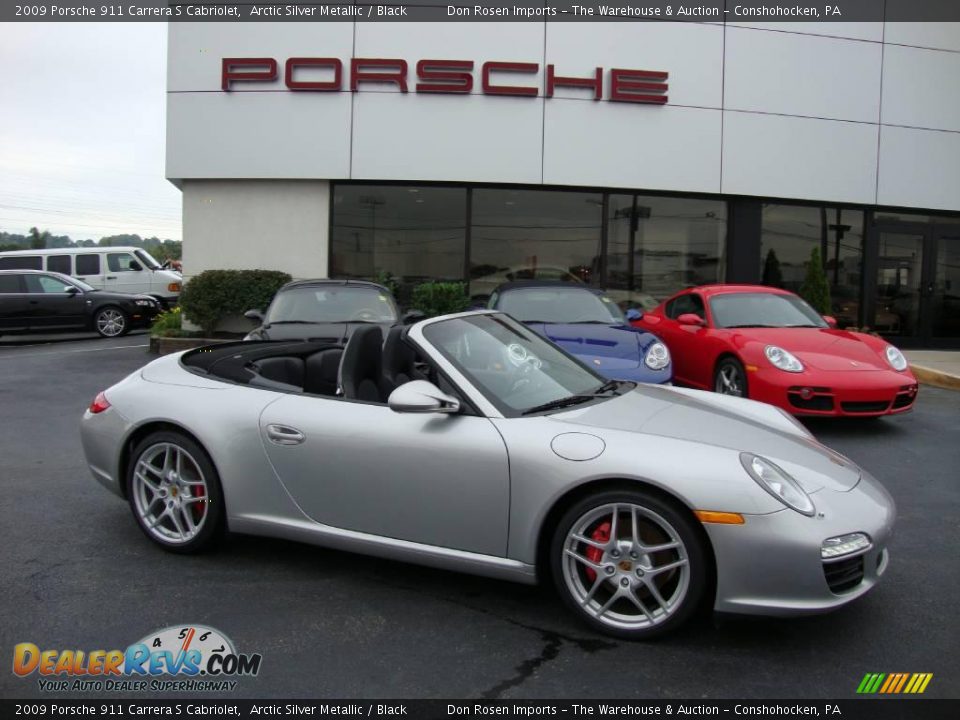 2009 Porsche 911 Carrera S Cabriolet Arctic Silver Metallic / Black Photo #5