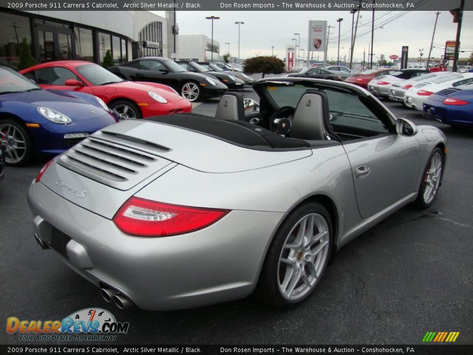 2009 Porsche 911 Carrera S Cabriolet Arctic Silver Metallic / Black Photo #6