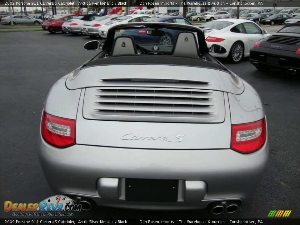 2009 Porsche 911 Carrera S Cabriolet Arctic Silver Metallic / Black Photo #7