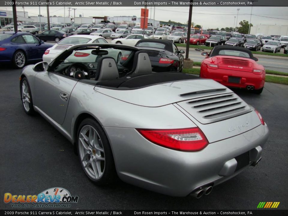2009 Porsche 911 Carrera S Cabriolet Arctic Silver Metallic / Black Photo #8