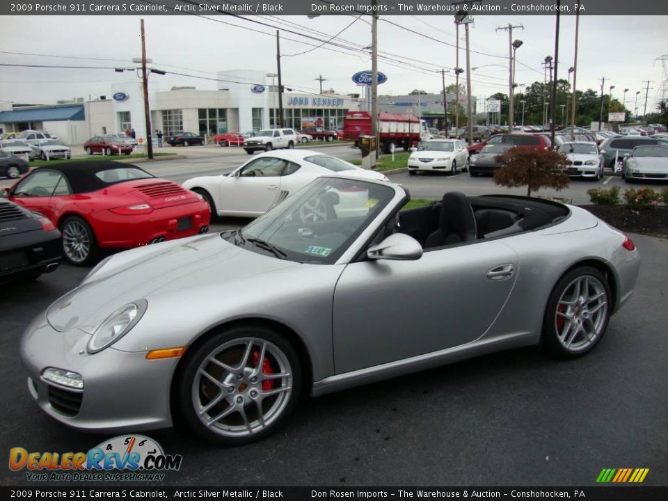 2009 Porsche 911 Carrera S Cabriolet Arctic Silver Metallic / Black Photo #9