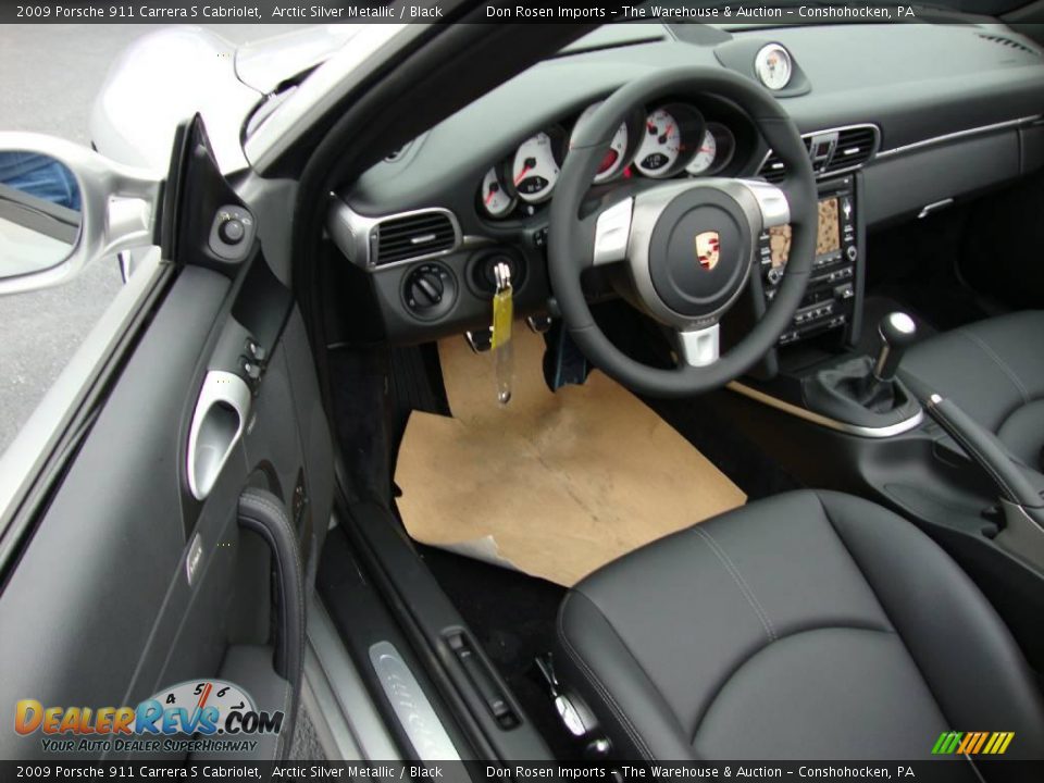 2009 Porsche 911 Carrera S Cabriolet Arctic Silver Metallic / Black Photo #11