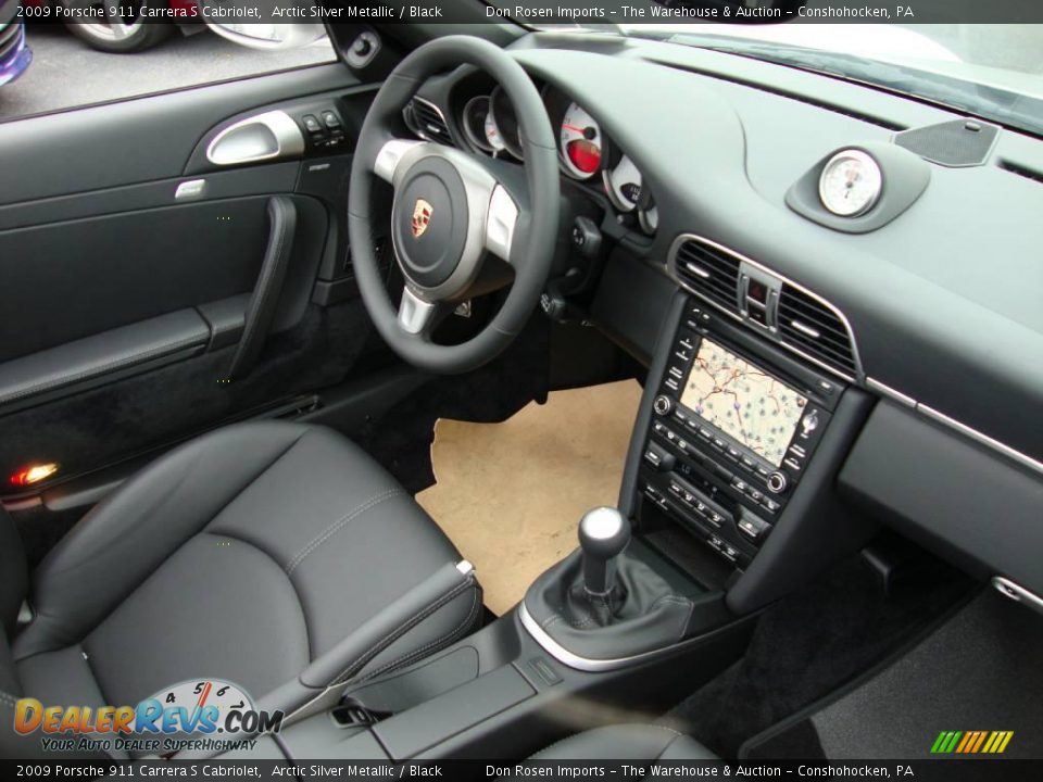 2009 Porsche 911 Carrera S Cabriolet Arctic Silver Metallic / Black Photo #17