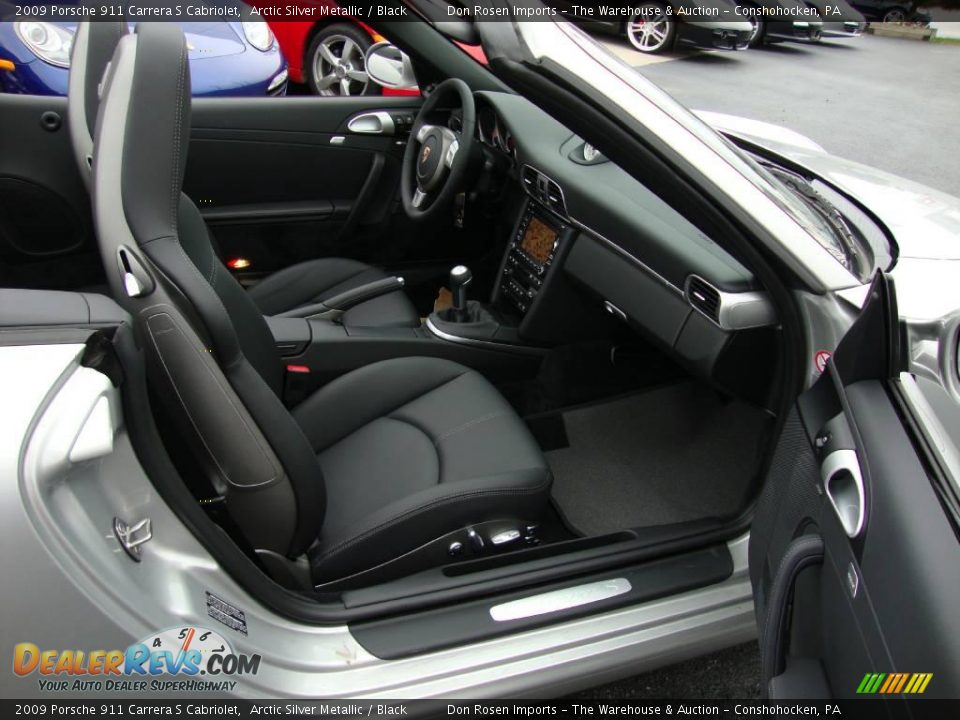 2009 Porsche 911 Carrera S Cabriolet Arctic Silver Metallic / Black Photo #18