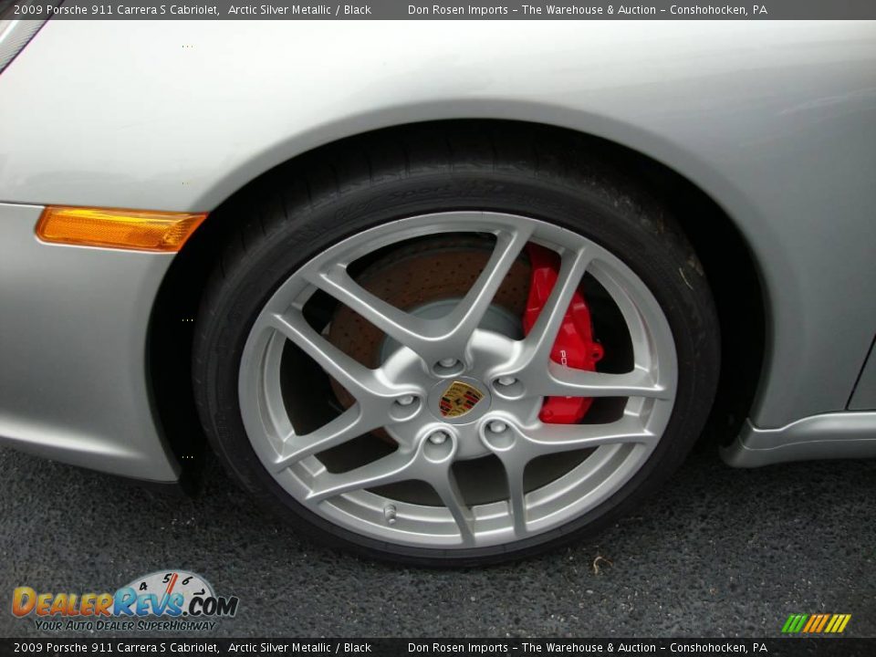 2009 Porsche 911 Carrera S Cabriolet Arctic Silver Metallic / Black Photo #21